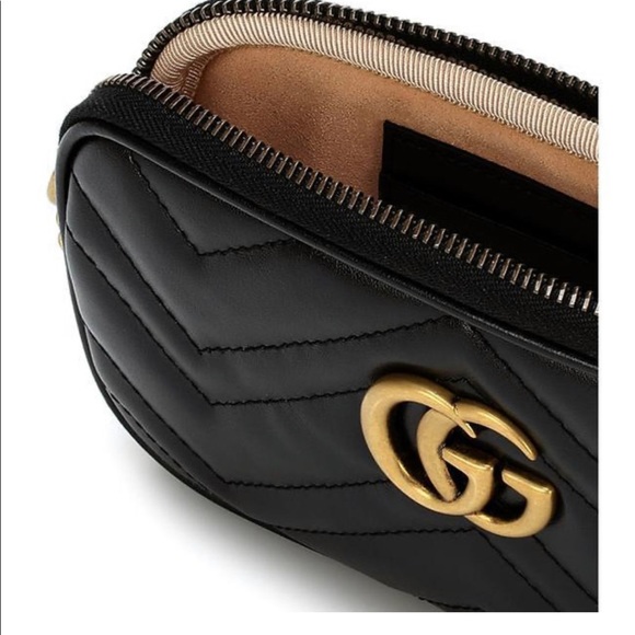 Authentic Compact Marmont GG Crossbody Bag - Picture 3 of 5